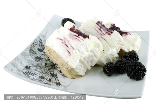 黑莓冰淇淋