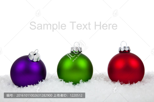 圣誕飾品、掛件上的白色