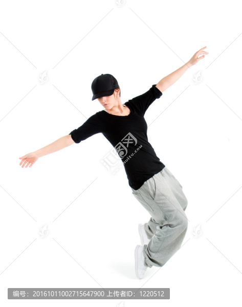 酷看舞者擺姿勢