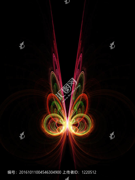 幻想蝴蝶插圖