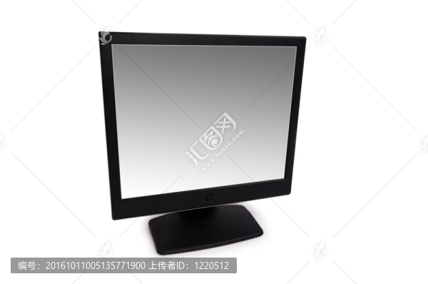 白色液晶顯示器上隔離的白色