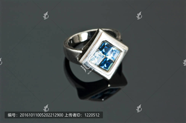 金戒指上的高反光背景