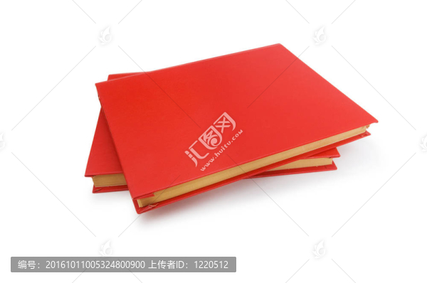 白色背景下的書籍堆疊
