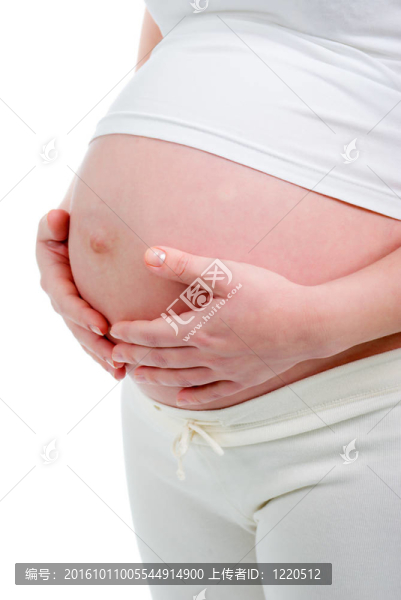 孕婦抱腹