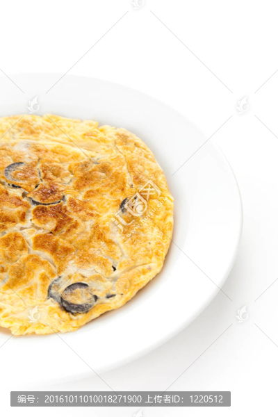 蘑菇橄欖和土豆餅