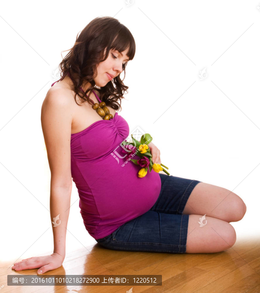 懷孕的女人