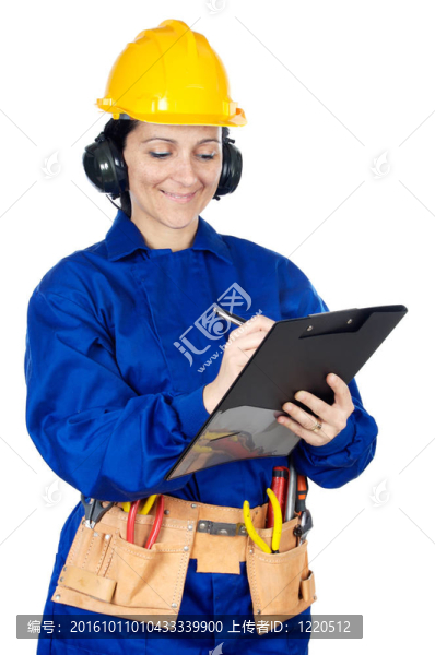 女士的建筑工人