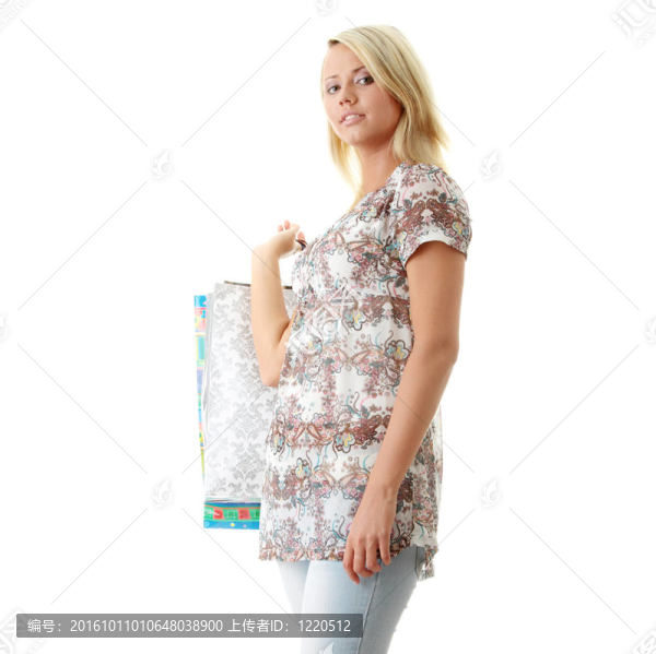 魅力Young,Blond,Woman