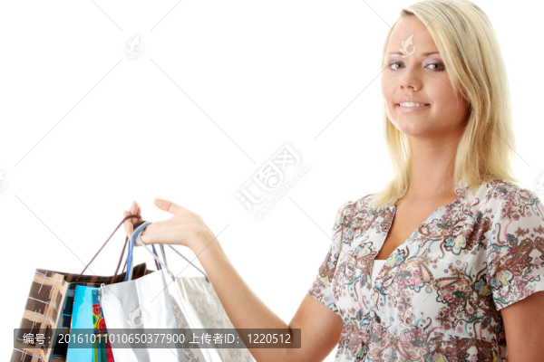魅力Young,Blond,Woman