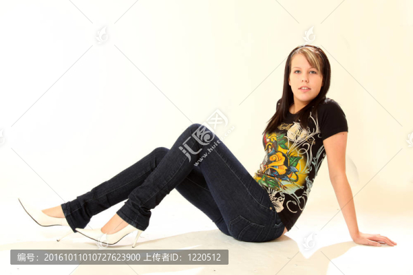 美麗的Young,Woman