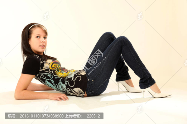 美麗的Young,Woman