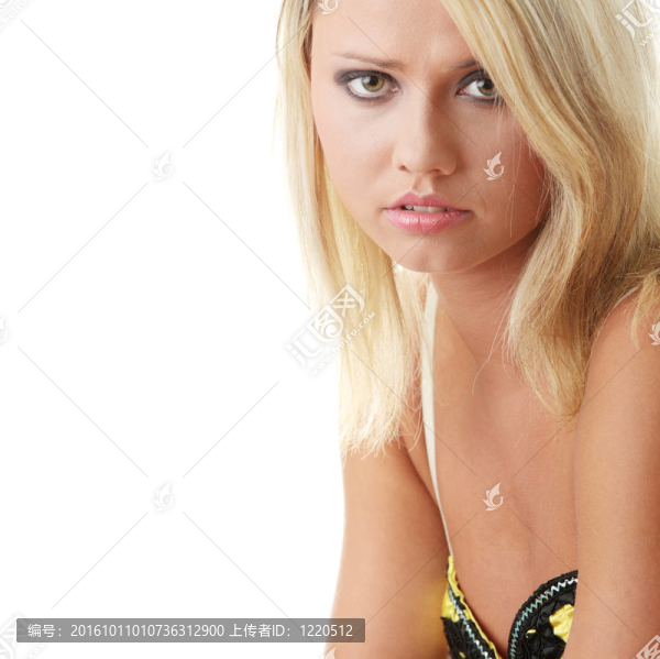 表達(dá)悲傷的女人