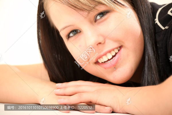 美麗的Young,Woman