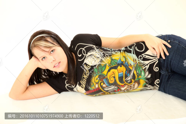 美麗的Young,Woman