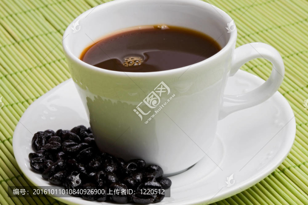 一杯濃咖啡