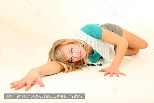 美麗的Young,Woman