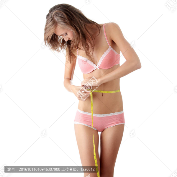 美麗的女孩與米