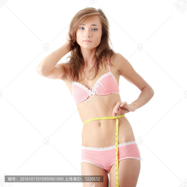 美麗的女孩與米