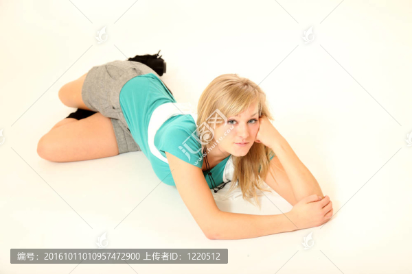 美麗的Young,Woman