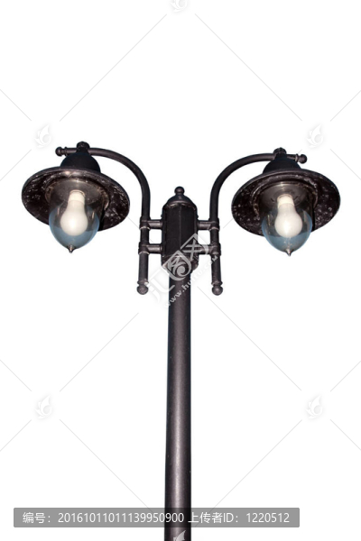 愛爾蘭的燈柱路燈摳圖