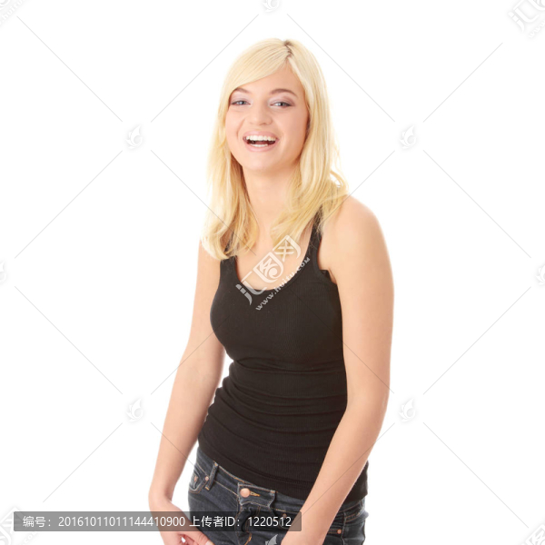 美麗的微笑的女人