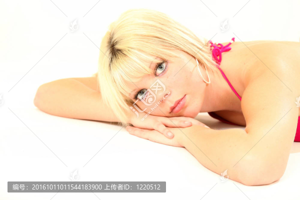 美麗的Young,Woman
