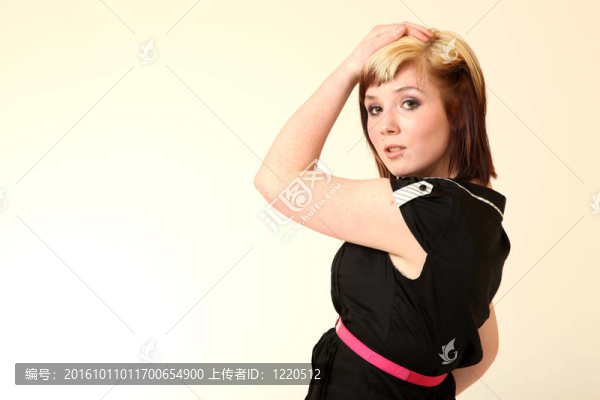 美麗的Young,Woman
