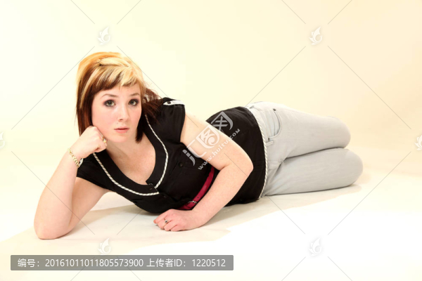 美麗的Young,Woman