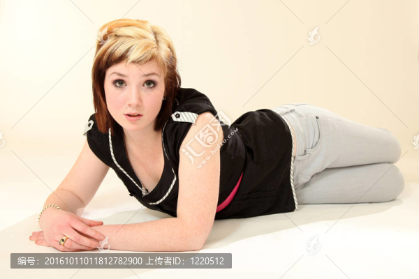 美麗的Young,Woman