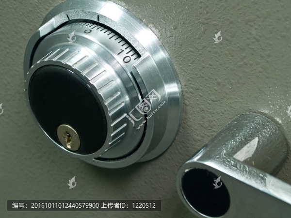 一個(gè)金庫(kù)的組合旋轉(zhuǎn)-,Gray的特寫鏡頭