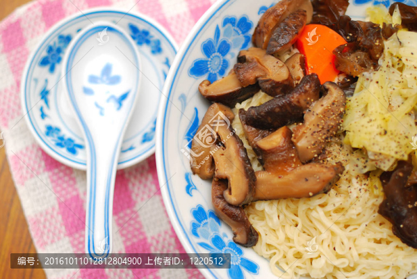 中式素食面