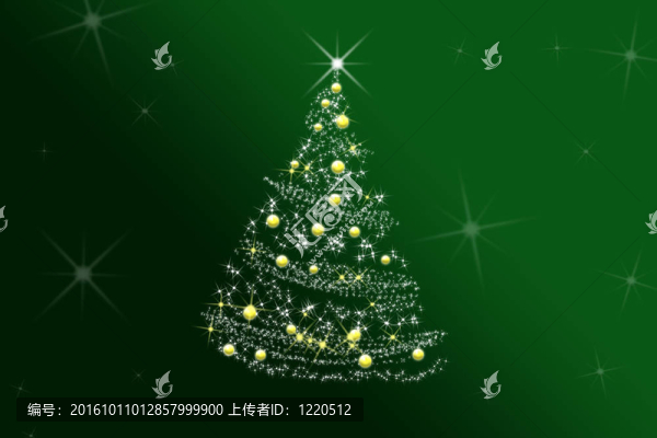 抽象的圣誕樹