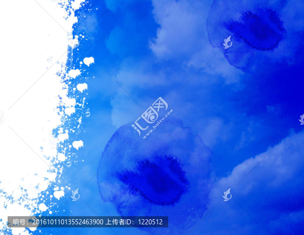 水彩畫(huà)的背景