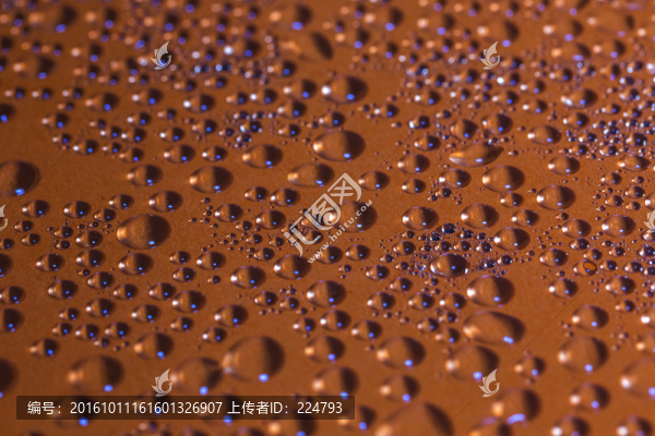 水珠特寫