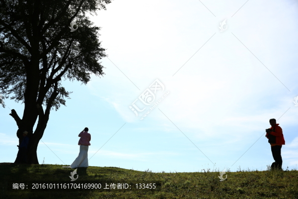 人物剪影