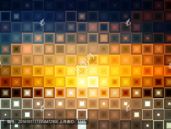 3D馬賽克背景