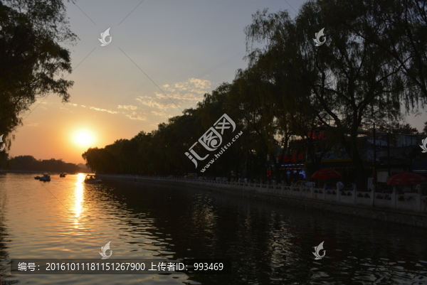 什剎海黃昏