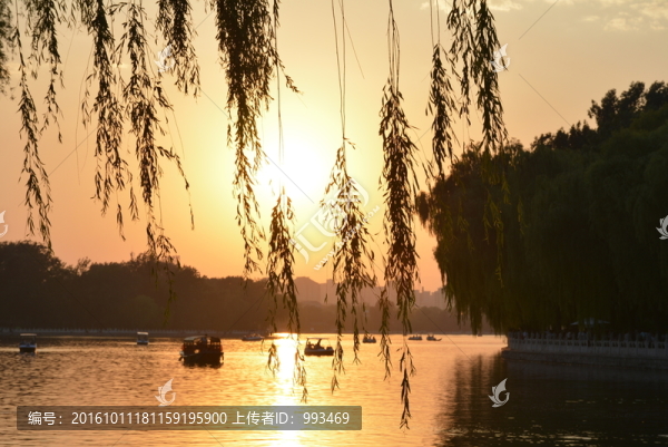 什剎海黃昏