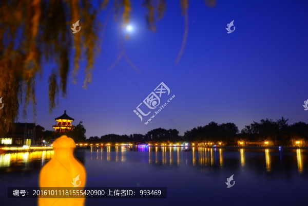 北京什剎海夜景