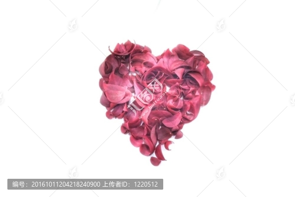 粉紅色的心