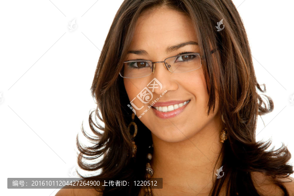 戴眼鏡的女性