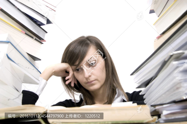 學習的女孩