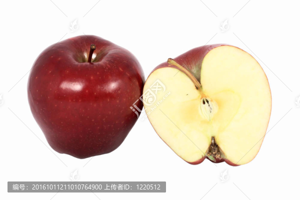 成熟的新鮮紅蘋果