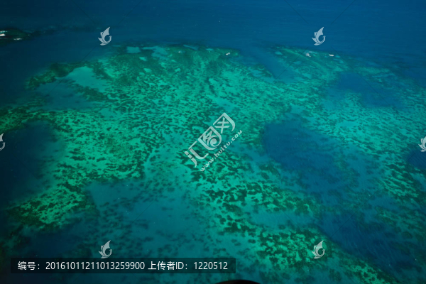 阿靈頓礁大堡礁地形視圖