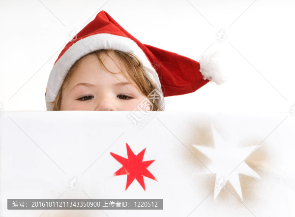 Santa在一個盒子里