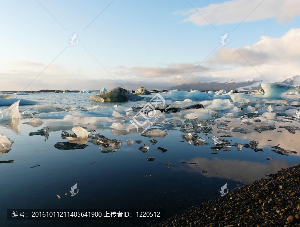 jokulsarlon；冰川瀉湖