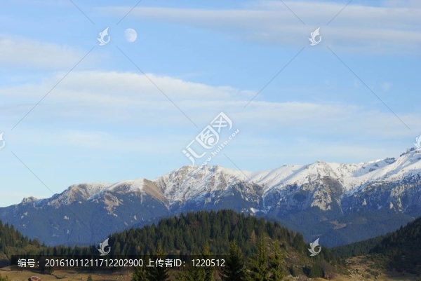 美麗的羅馬尼亞的一部分觀點(diǎn)Bucegi山
