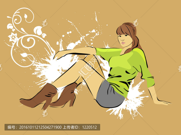 年輕漂亮的女人