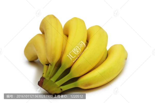 白色的一束香蕉