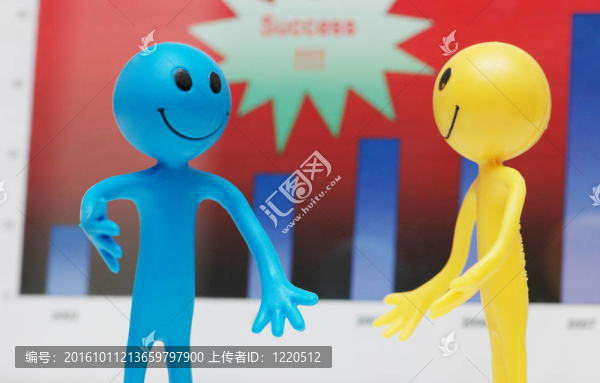 兩個笑臉談生意的結果圖